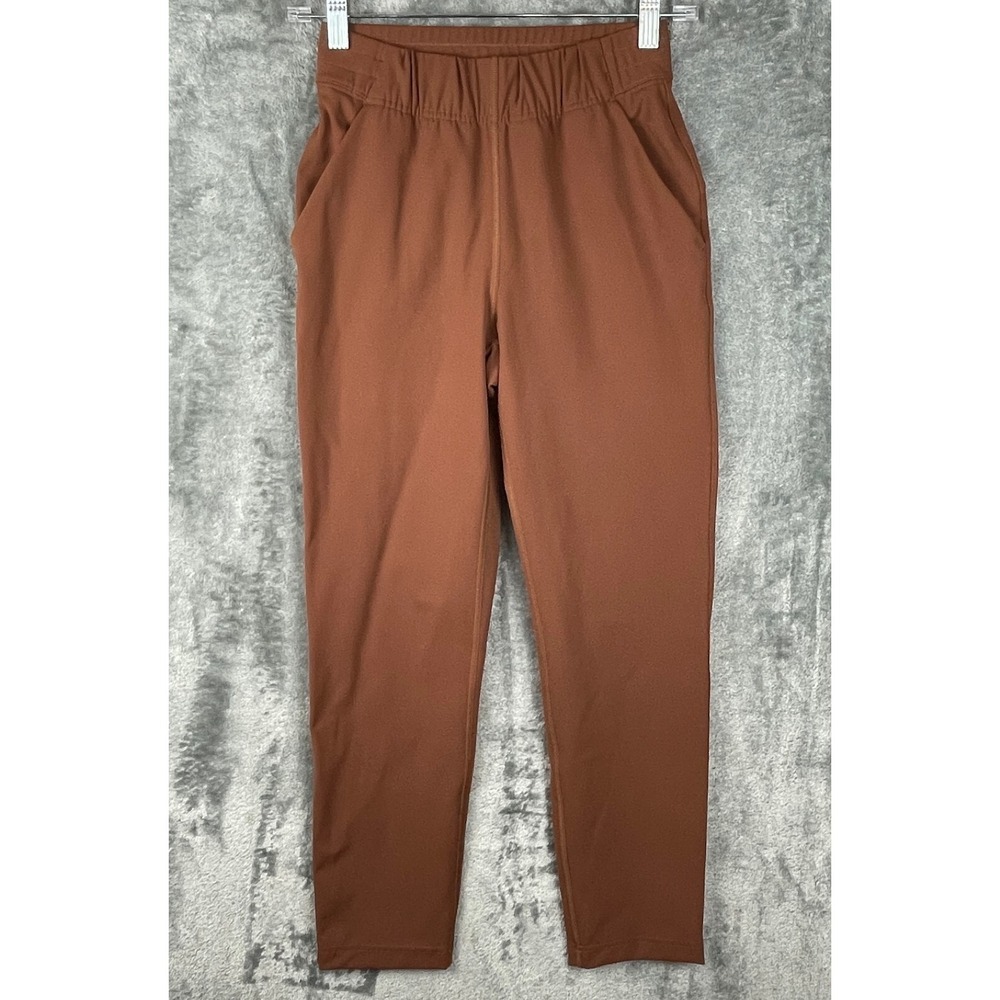 Aritzia Babaton Pants XXS Brown Pull On Ankle Stretch Comfort‎ Career Casual